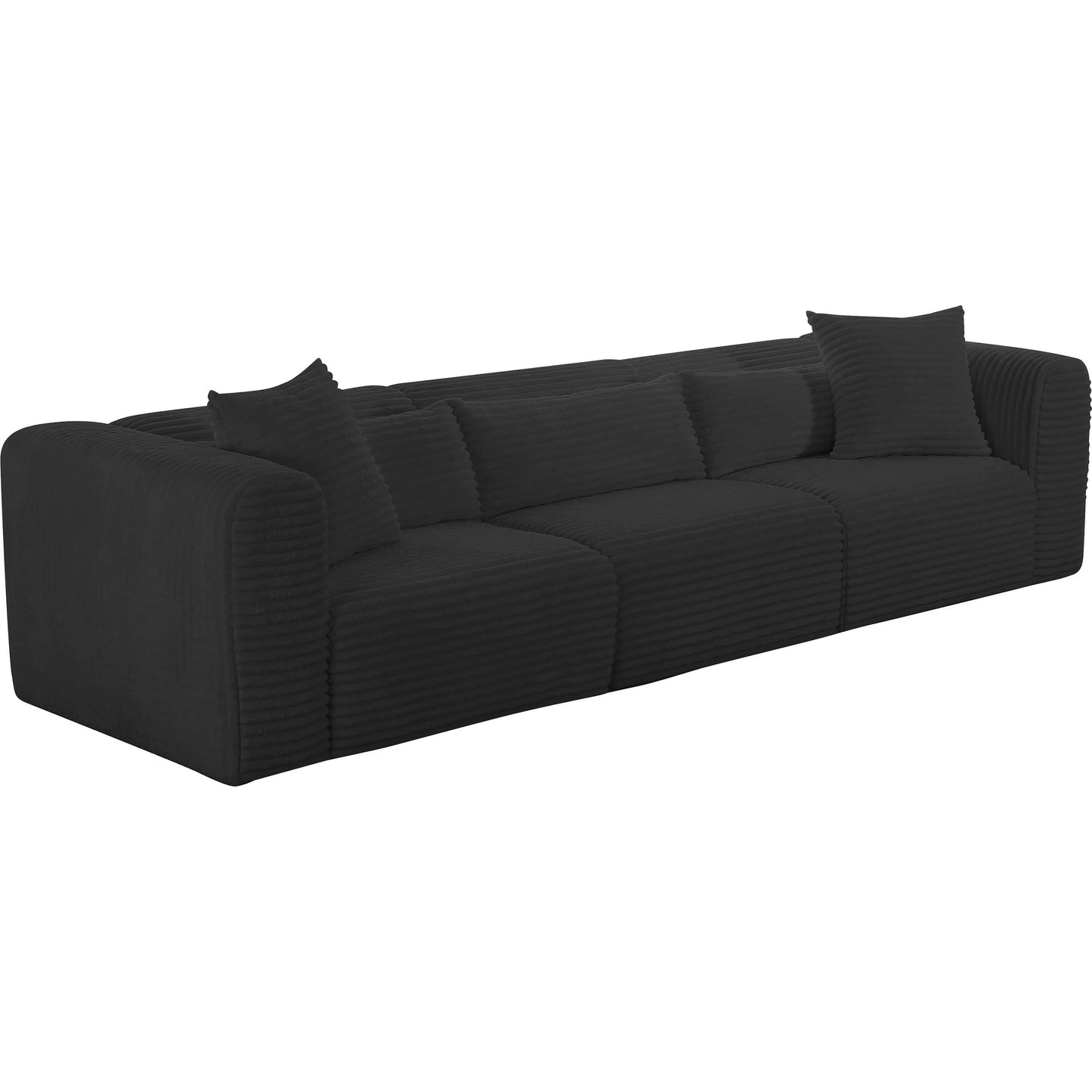 002 SI-2248532 | Primary Silo | Tarra Fluffy Oversized Corduroy Modular Sofa by TOV Furniture. Made from unique in a transitional style.