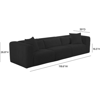 Tarra Fluffy Oversized Corduroy Modular Sofa by TOV Furniture. Made from unique in a transitional style.