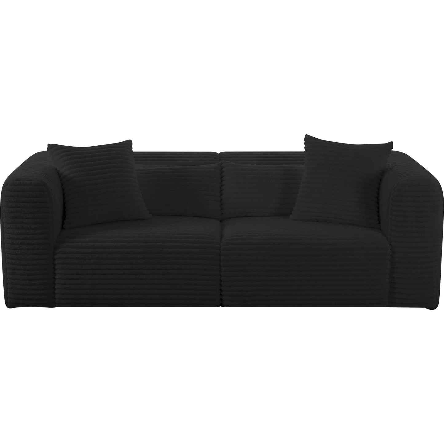 006 SI-2248524 | Additional Silo | Tarra Fluffy Oversized Corduroy Modular Loveseat by TOV Furniture. Made from unique in a transitional style.