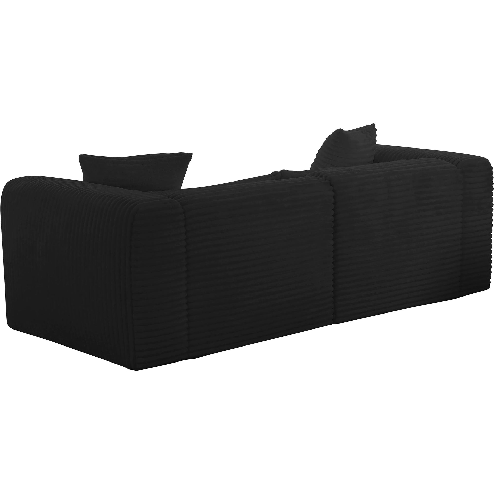 Tarra Fluffy Oversized Corduroy Modular Loveseat by TOV Furniture. Made from unique in a transitional style.