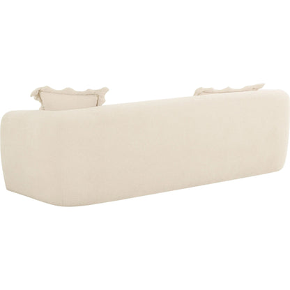 Lou Textured Fabric Sofa by TOV Furniture in sandstone. Made from fabric, plywood in a transitional style.