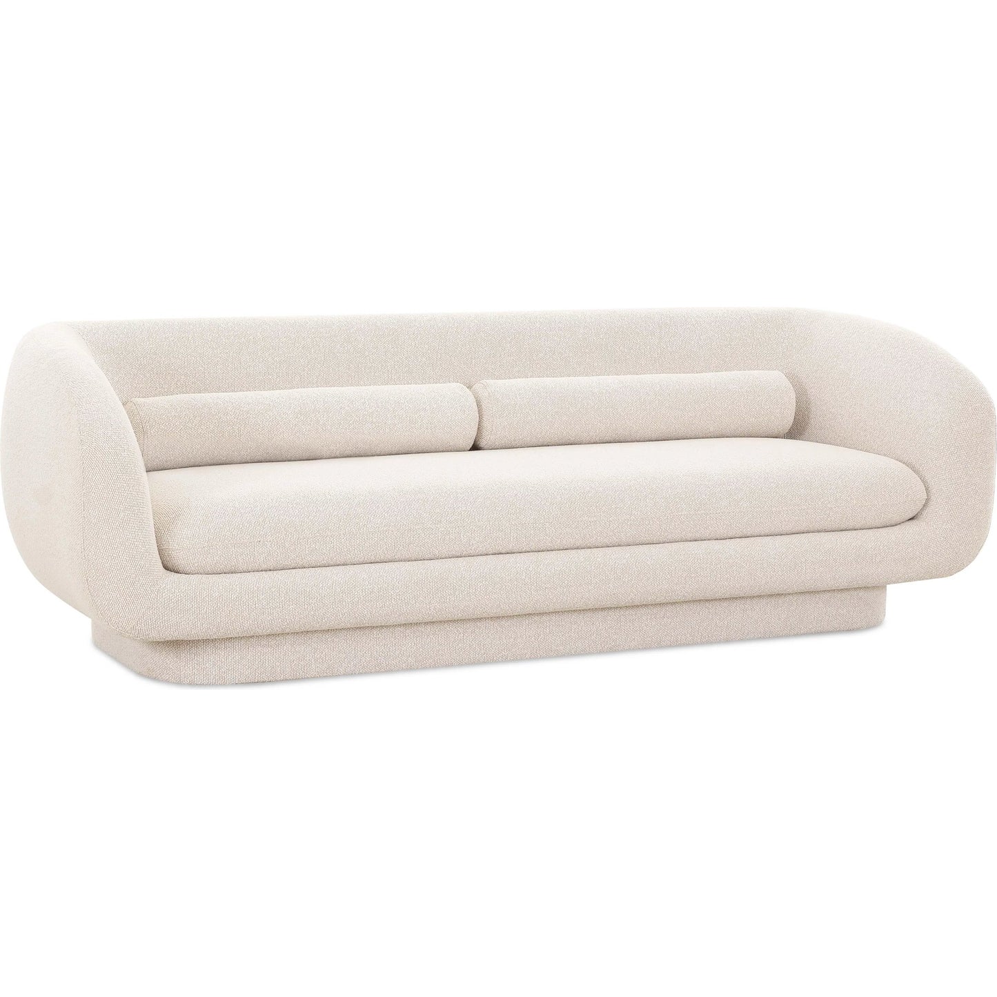 000 SI-2321012 | Primary Silo | Simone Boucle Sofa by TOV Furniture in cream. Made from boucle, plywood in a transitional style.