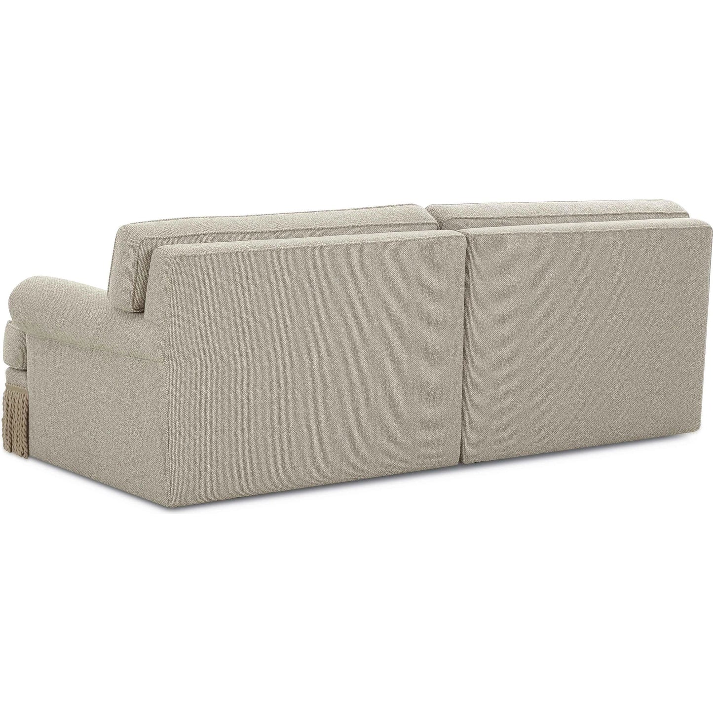 004 SI-2356403 | Additional Silo | Yvette Boucle Modular Sofa by TOV Furniture in cream. Made from boucle, plywood in a transitional style.