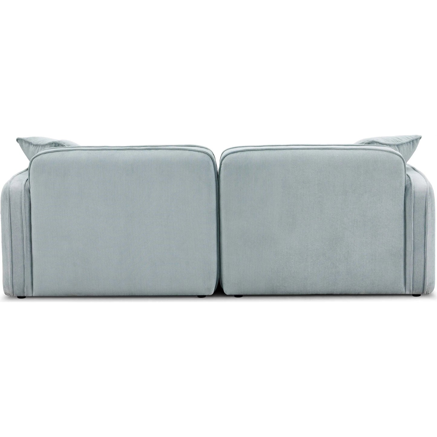 006 SI-2356382 | Additional Silo | Travie Performance Corduroy Velvet Modular Loveseat by TOV Furniture. Made from corduroy, plywood, wood in a transitional style.