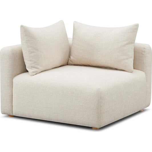 Hangover Heavy Textured Fabric Modular Corner Chair by TOV Furniture. Made from fabric, plywood, wood in a unique style.