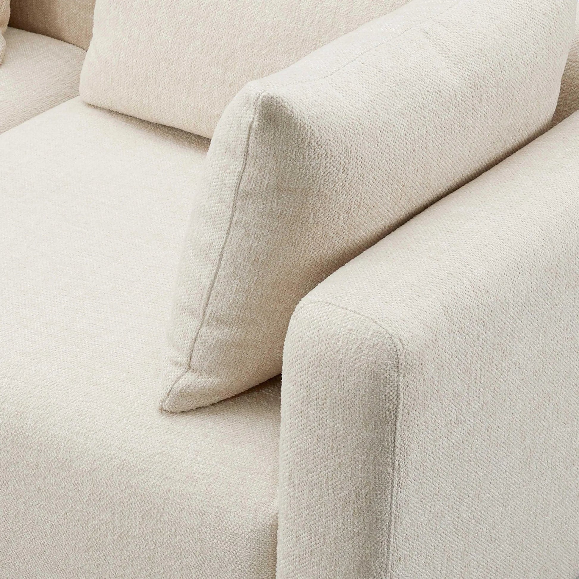 Hangover Heavy Textured Fabric Loveseat by TOV Furniture. Made from fabric, plywood, wood in a unique style.