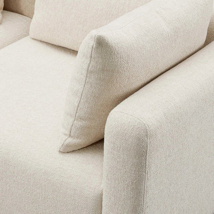 Hangover Heavy Textured Fabric Loveseat by TOV Furniture. Made from fabric, plywood, wood in a unique style.