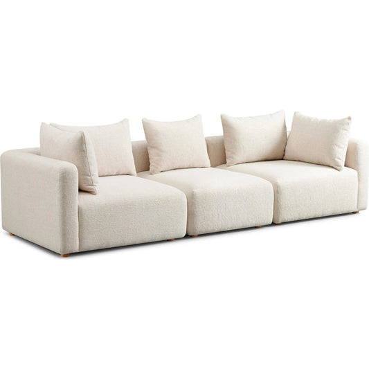 Hangover Heavy Textured Fabric Sofa by TOV Furniture. Made from fabric, plywood, wood in a unique style.