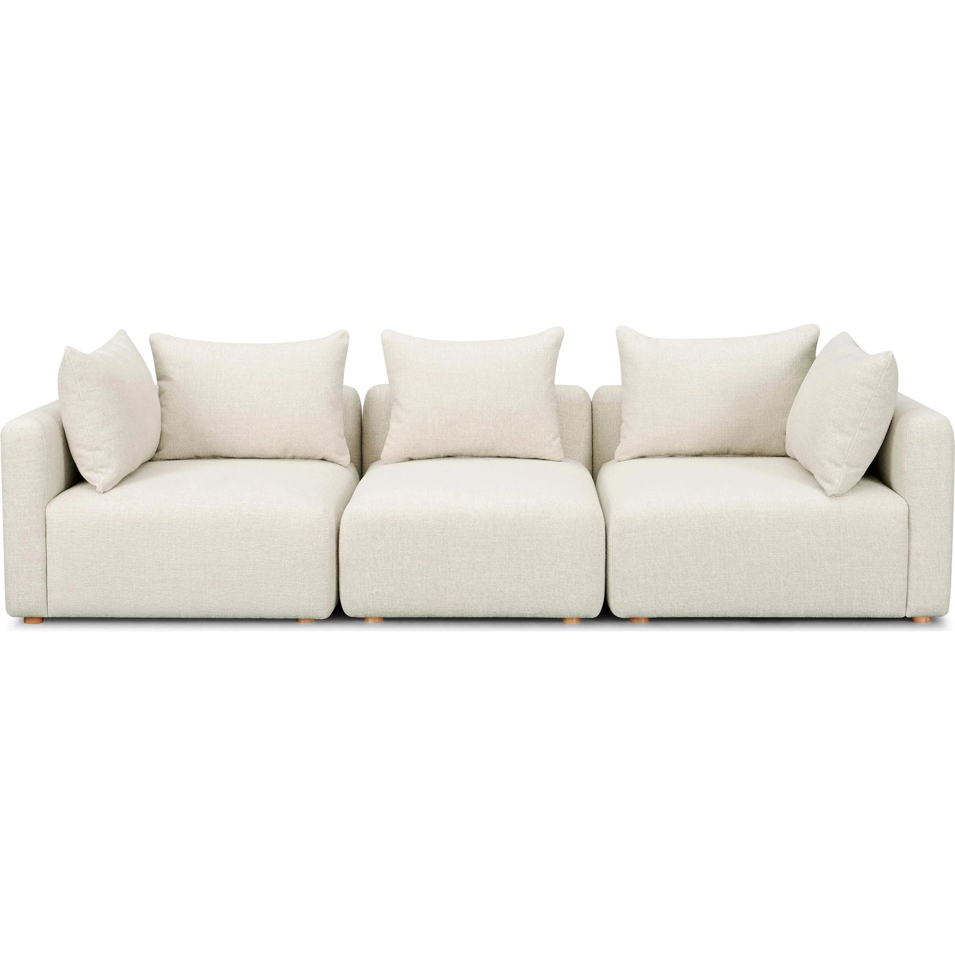 Hangover Heavy Textured Fabric Sofa by TOV Furniture. Made from fabric, plywood, wood in a transitional style.