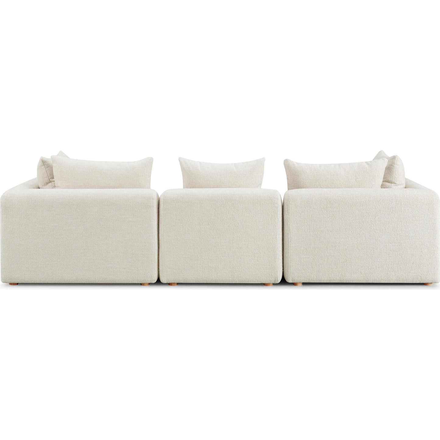 002 SI-2320894 | Additional Silo | Hangover Heavy Textured Fabric Sofa by TOV Furniture. Made from fabric, plywood, wood in a transitional style.