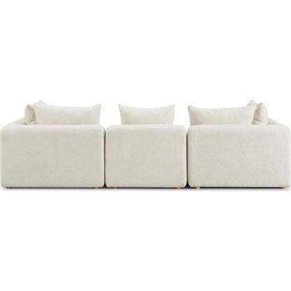 Hangover Heavy Textured Fabric Sofa by TOV Furniture. Made from fabric, plywood, wood in a transitional style.