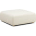 Hangover Heavy Textured Fabric Ottoman by TOV Furniture. Made from fabric, plywood, wood in a unique style.