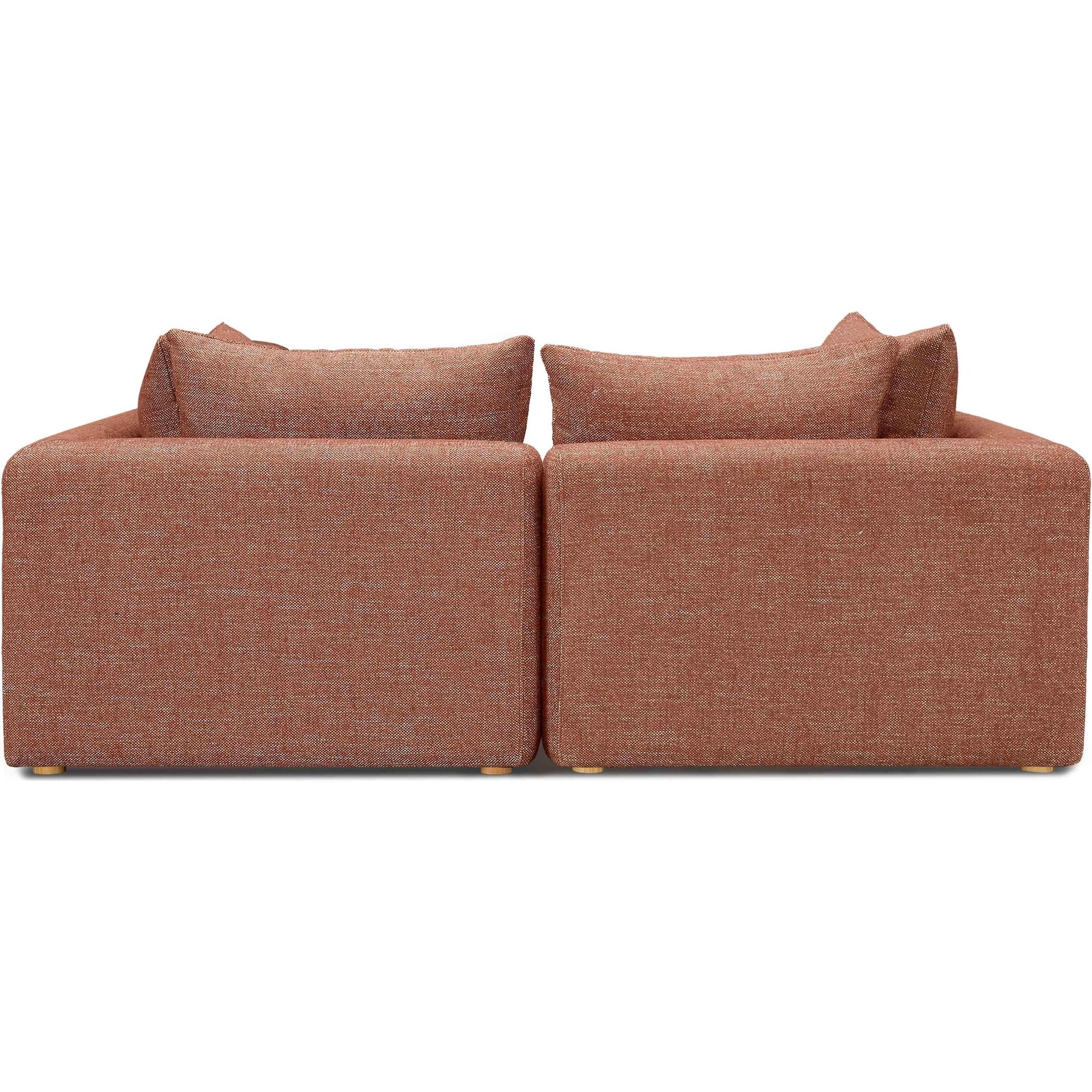 Hangover Heavy Textured Fabric Loveseat by TOV Furniture. Made from fabric, plywood, wood in a unique style.