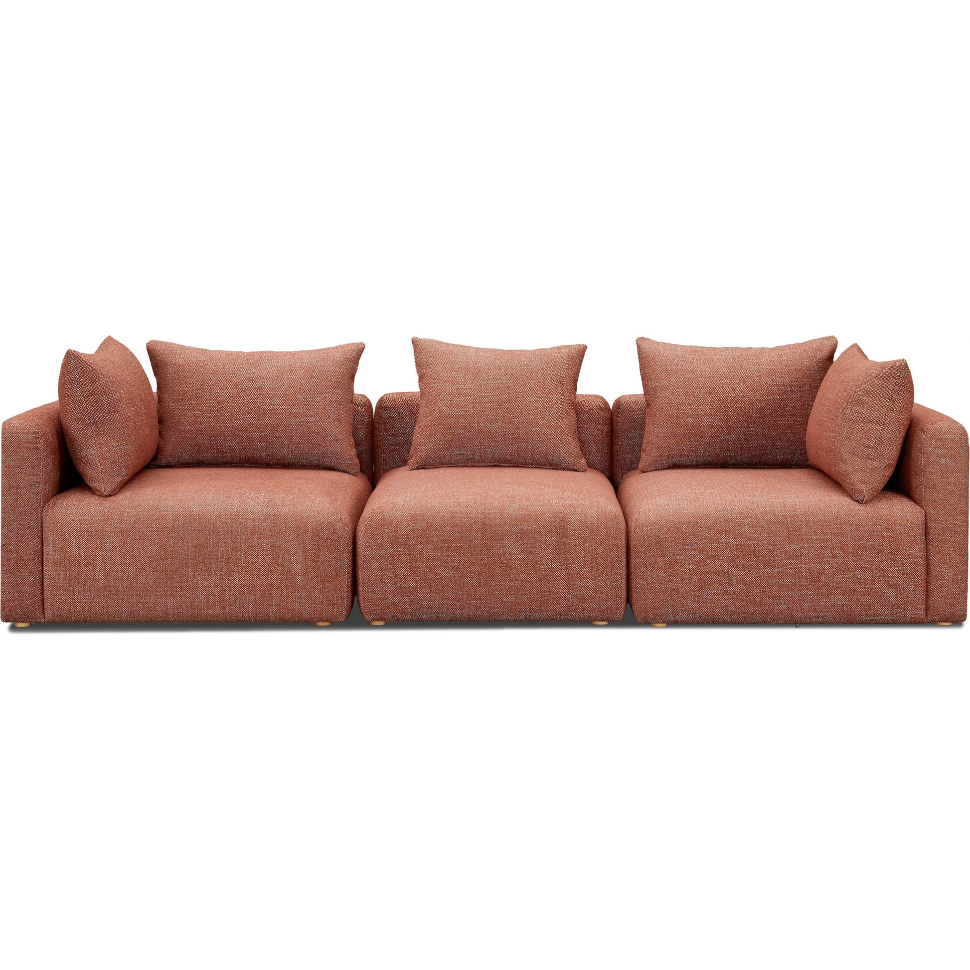Hangover Heavy Textured Fabric Sofa by TOV Furniture. Made from fabric, plywood, wood in a transitional style.