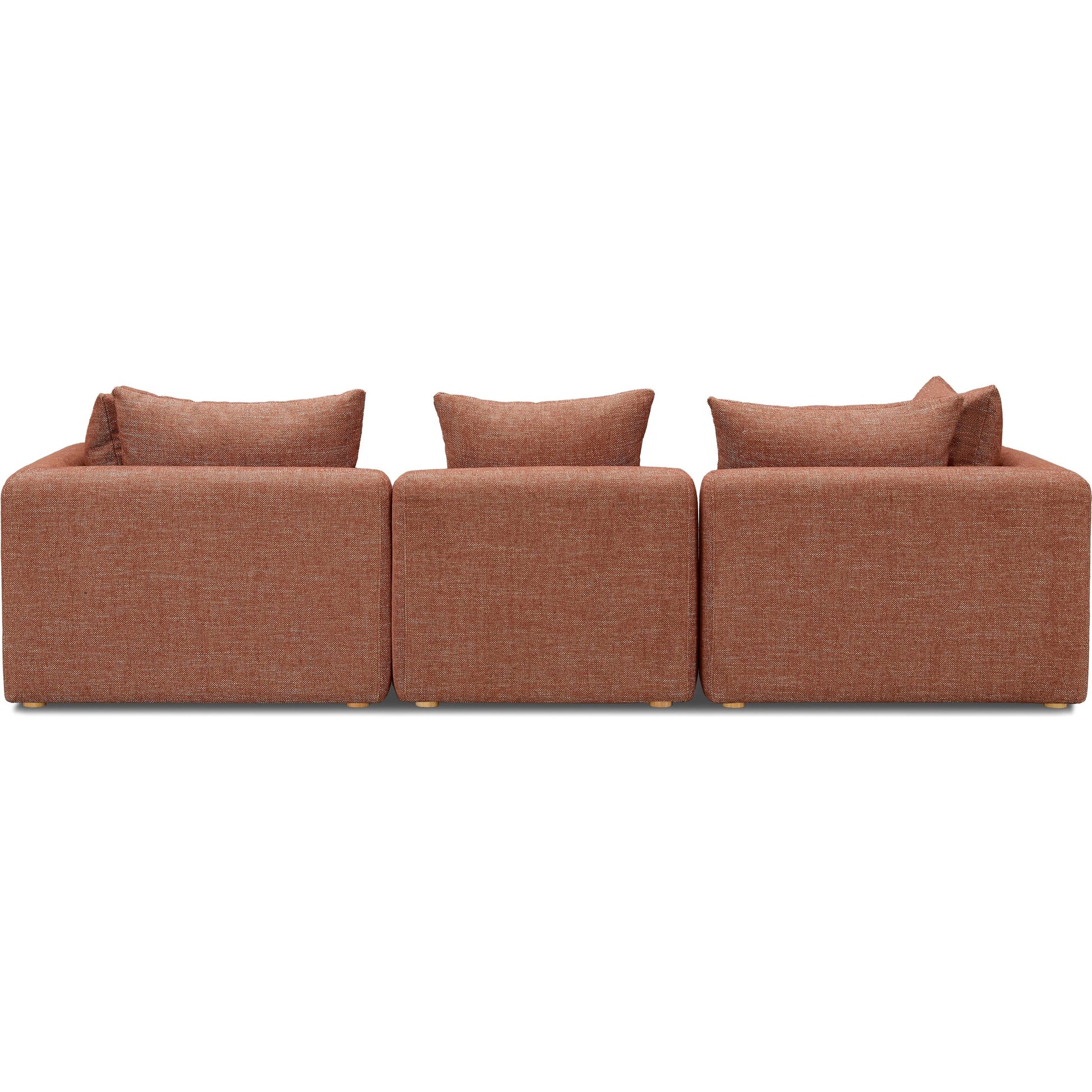Hangover Heavy Textured Fabric Sofa by TOV Furniture. Made from fabric, plywood, wood in a transitional style.