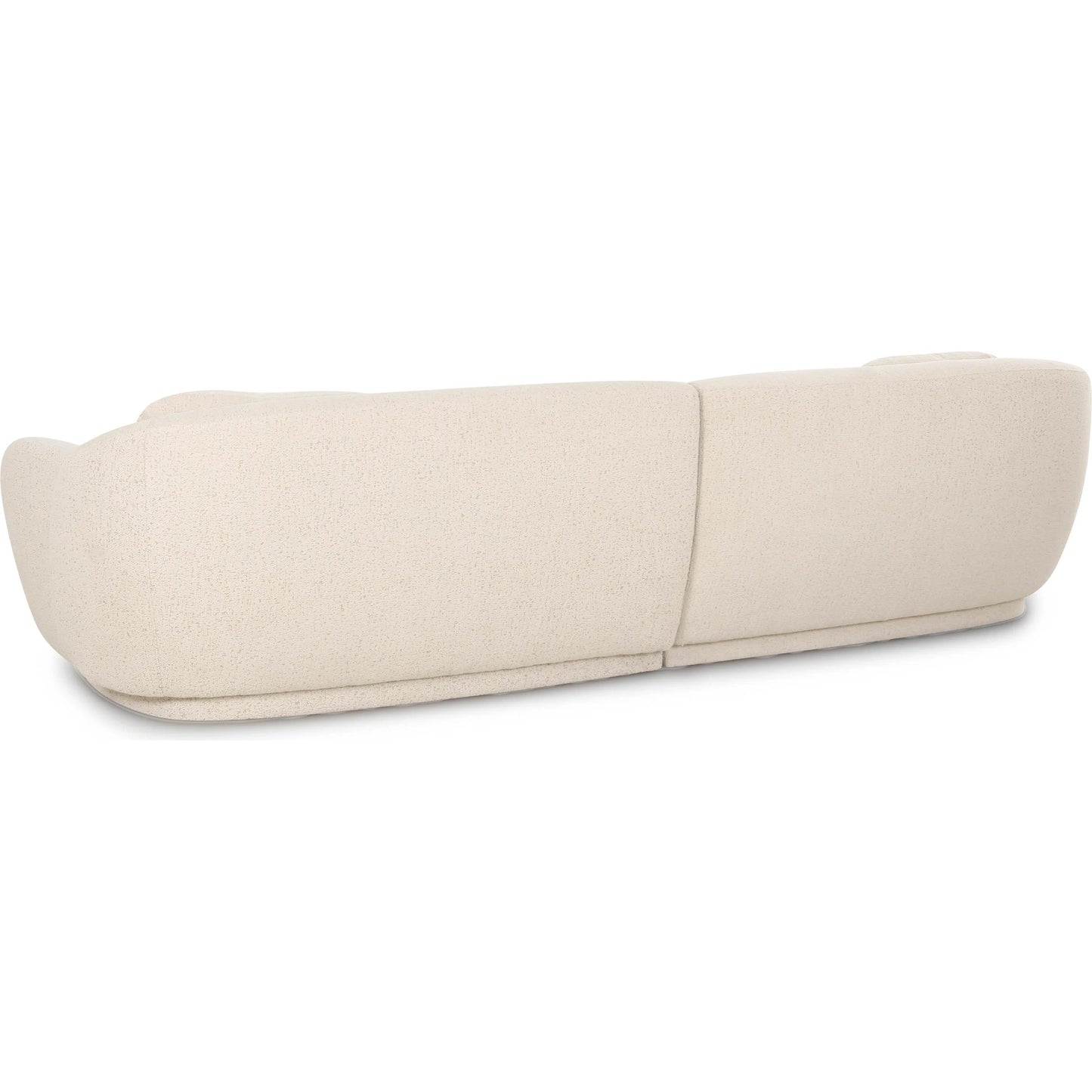 003 SI-2356324 | Additional Silo | Misty Boucle Modular 4-Seater Sofa by TOV Furniture in cream. Made from boucle, plywood, wood in a transitional style.