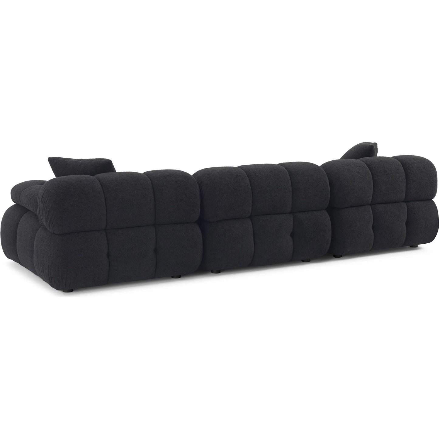 010 SI-2439913 | Additional Silo | Calliope Vegan Shearling Modular Sofa by TOV Furniture. Made from fabric, plywood, wood in a transitional style.
