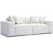 Mindy Chenille Basketweave Modular Loveseat by TOV Furniture. Made from chenille, plywood in a transitional style.