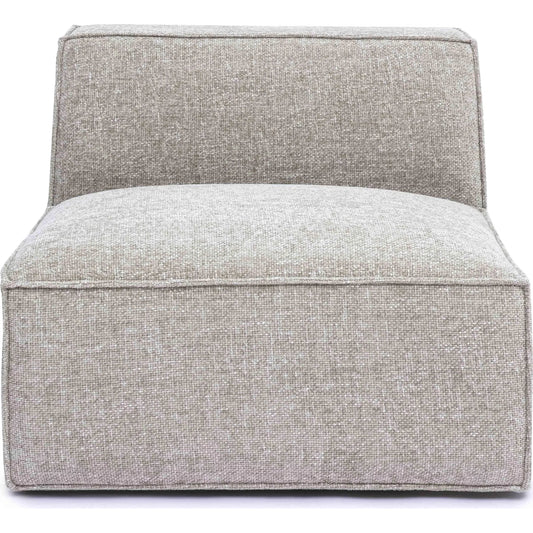 Mindy Chenille Basketweave Armless Chair by TOV Furniture. Made from chenille, plywood in a unique style.