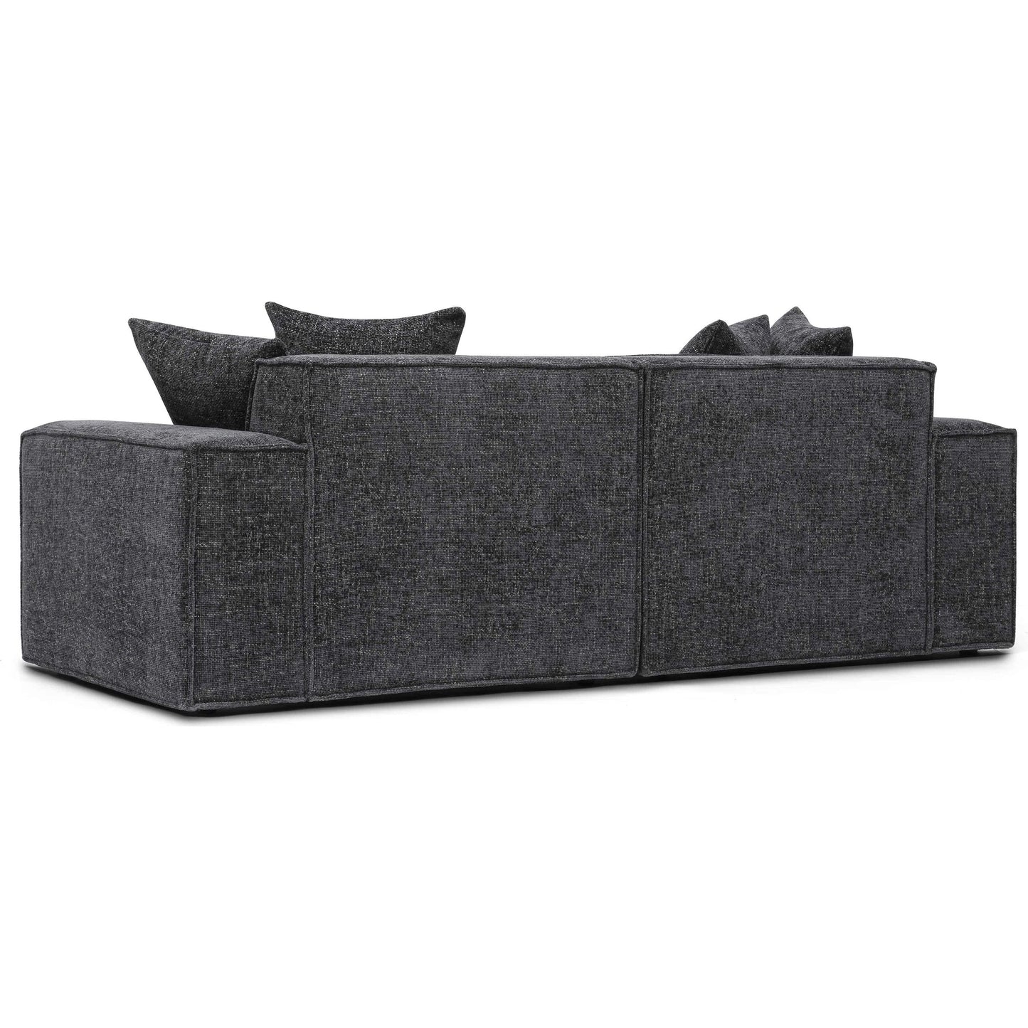013 SI-2439954 | Additional Silo | Mindy Chenille Basketweave Modular Loveseat by TOV Furniture. Made from chenille, plywood in a transitional style.
