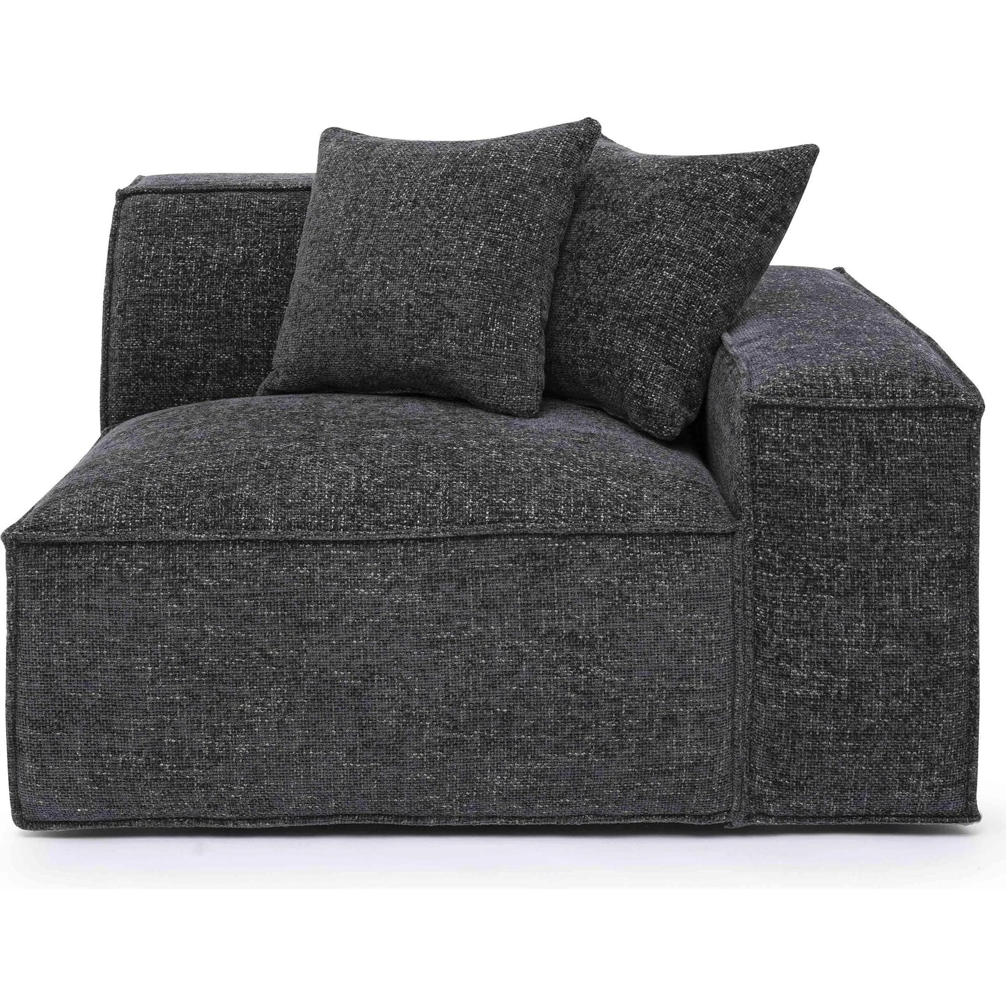 009 SI-2439966 | Additional Silo | Mindy Chenille Basketweave RAF Corner Chair by TOV Furniture. Made from chenille, plywood in a transitional style.