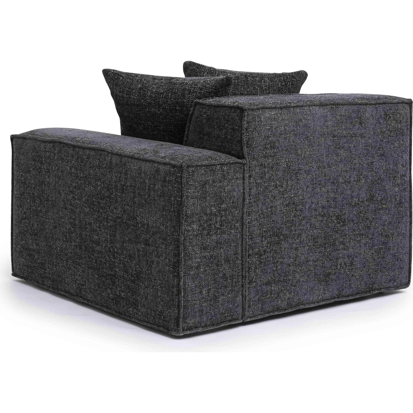 008 SI-2439966 | Additional Silo | Mindy Chenille Basketweave RAF Corner Chair by TOV Furniture. Made from chenille, plywood in a transitional style.