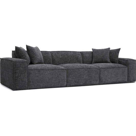 Mindy Chenille Basketweave Modular Sofa by TOV Furniture. Made from chenille, plywood in a unique style.