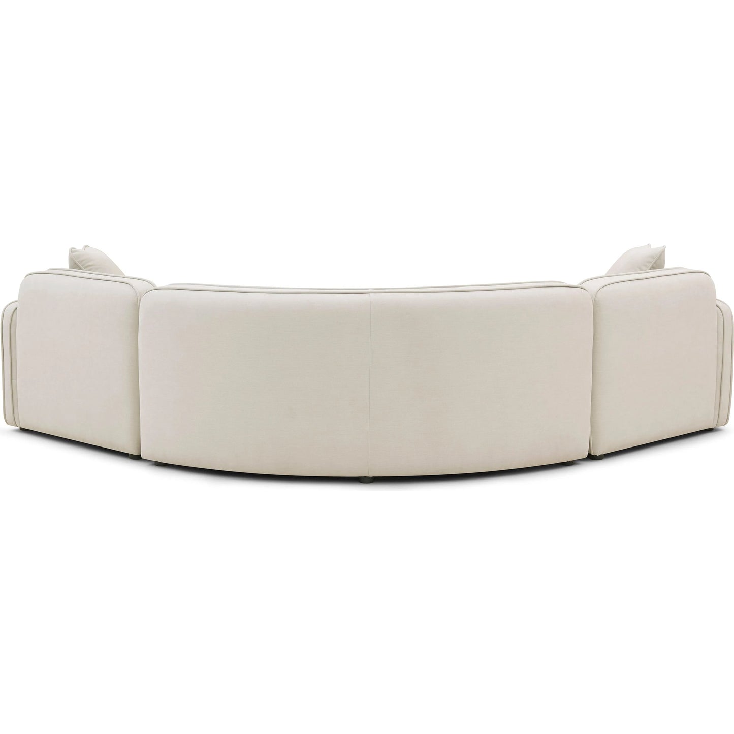 002 SI-2527460 | Additional Silo | Travie 3-Piece Upcycled Modular L-Sectional by TOV Furniture in sand. Made from linen, plywood in a unique style.