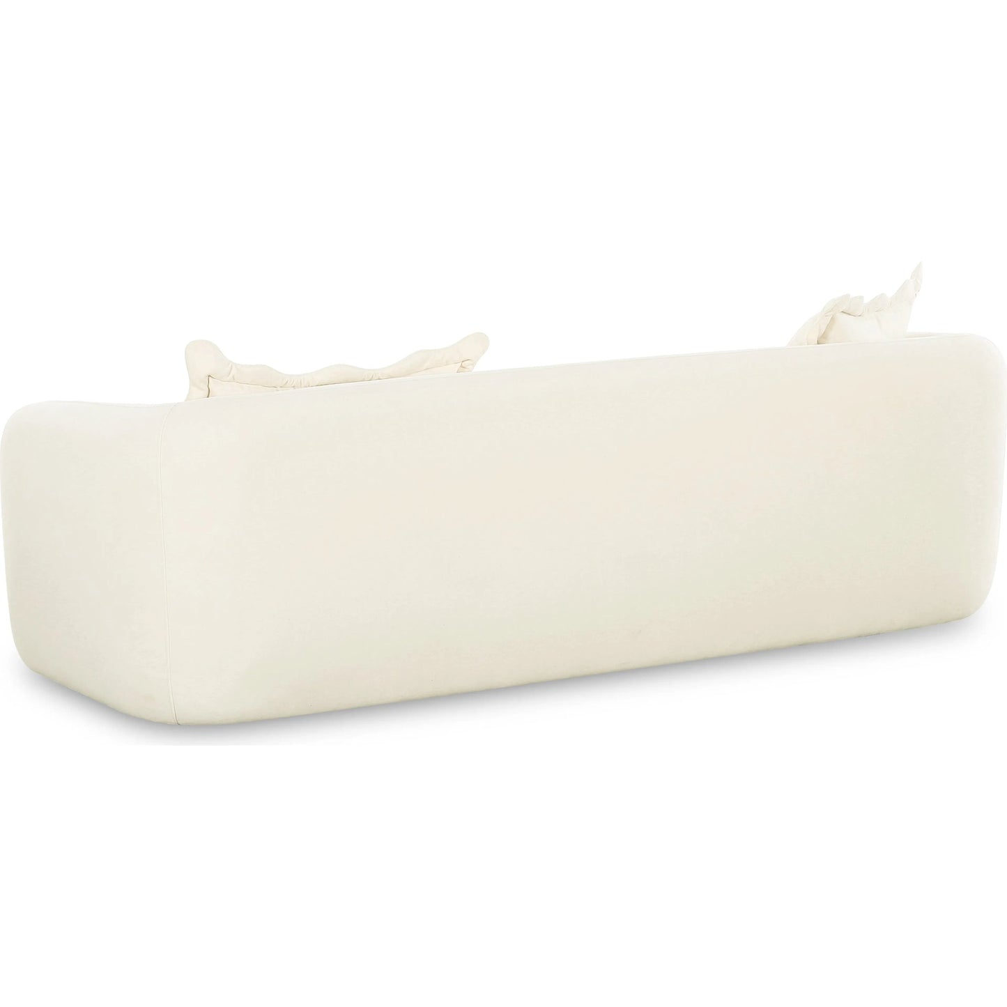 002 SI-2532670 | Additional Silo | Lou Performance Sofa by TOV Furniture in cream. Made from plywood, velvet in a unique style.