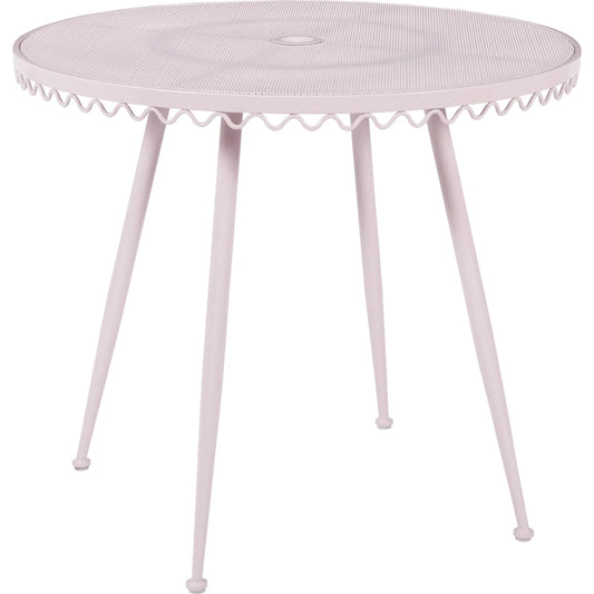 Erica Wrought Iron Outdoor Cafe Table by TOV Furniture. Made from iron in a unique style.