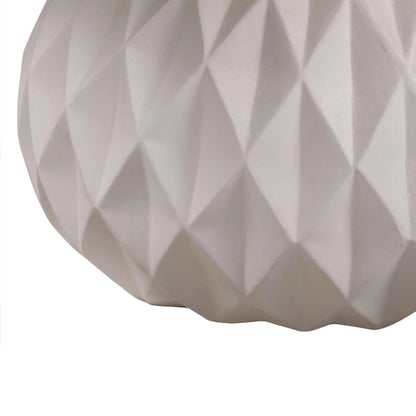 Tulum Concrete Dining Table by TOV Furniture in ivory. Made from concrete in a coastal style.