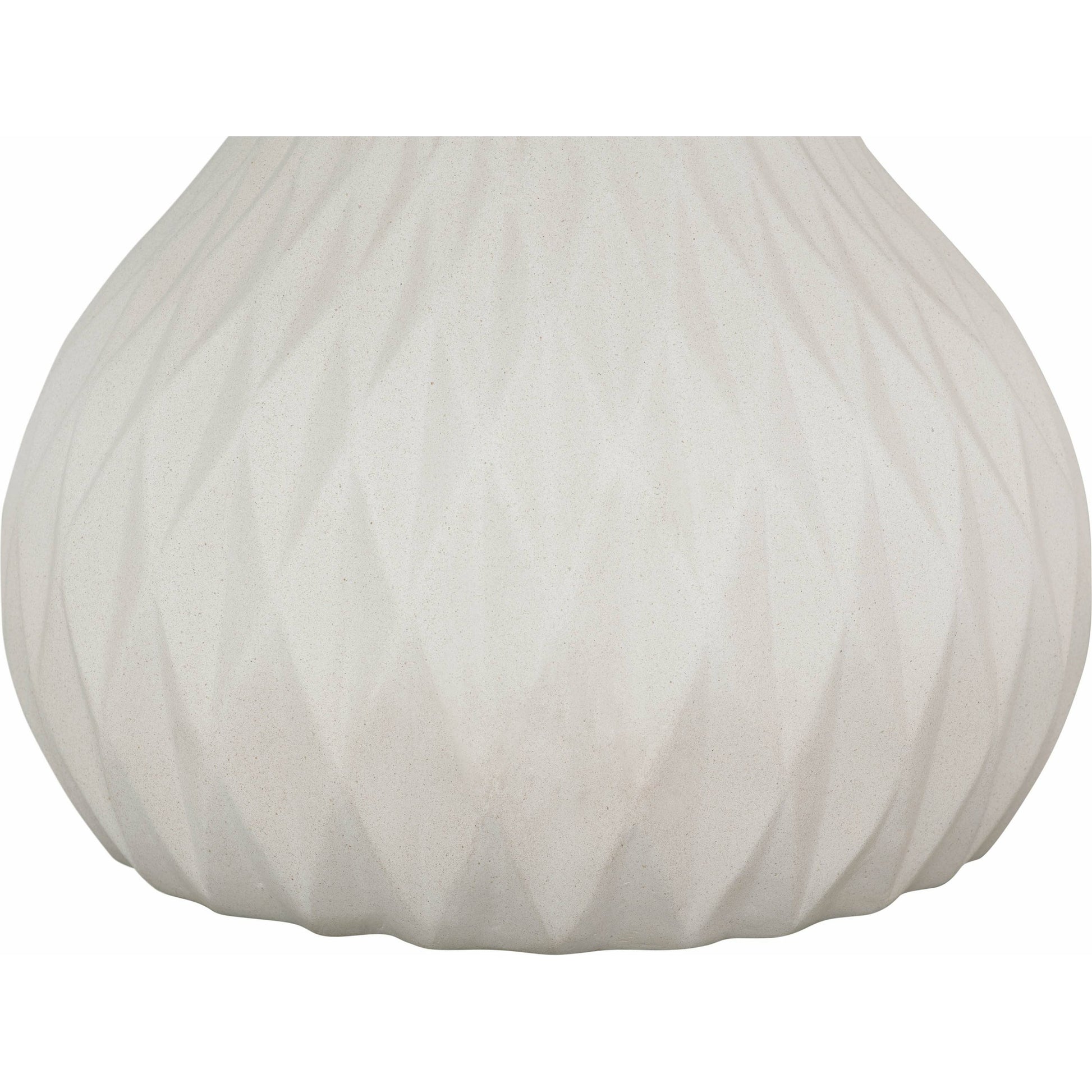 Tulum Concrete Coffee Table by TOV Furniture in ivory. Made from concrete in a coastal style.