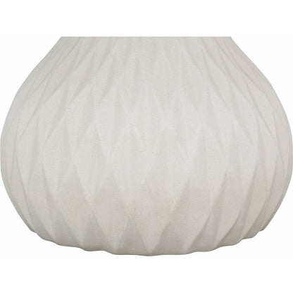 Tulum Concrete Coffee Table by TOV Furniture in ivory. Made from concrete in a coastal style.