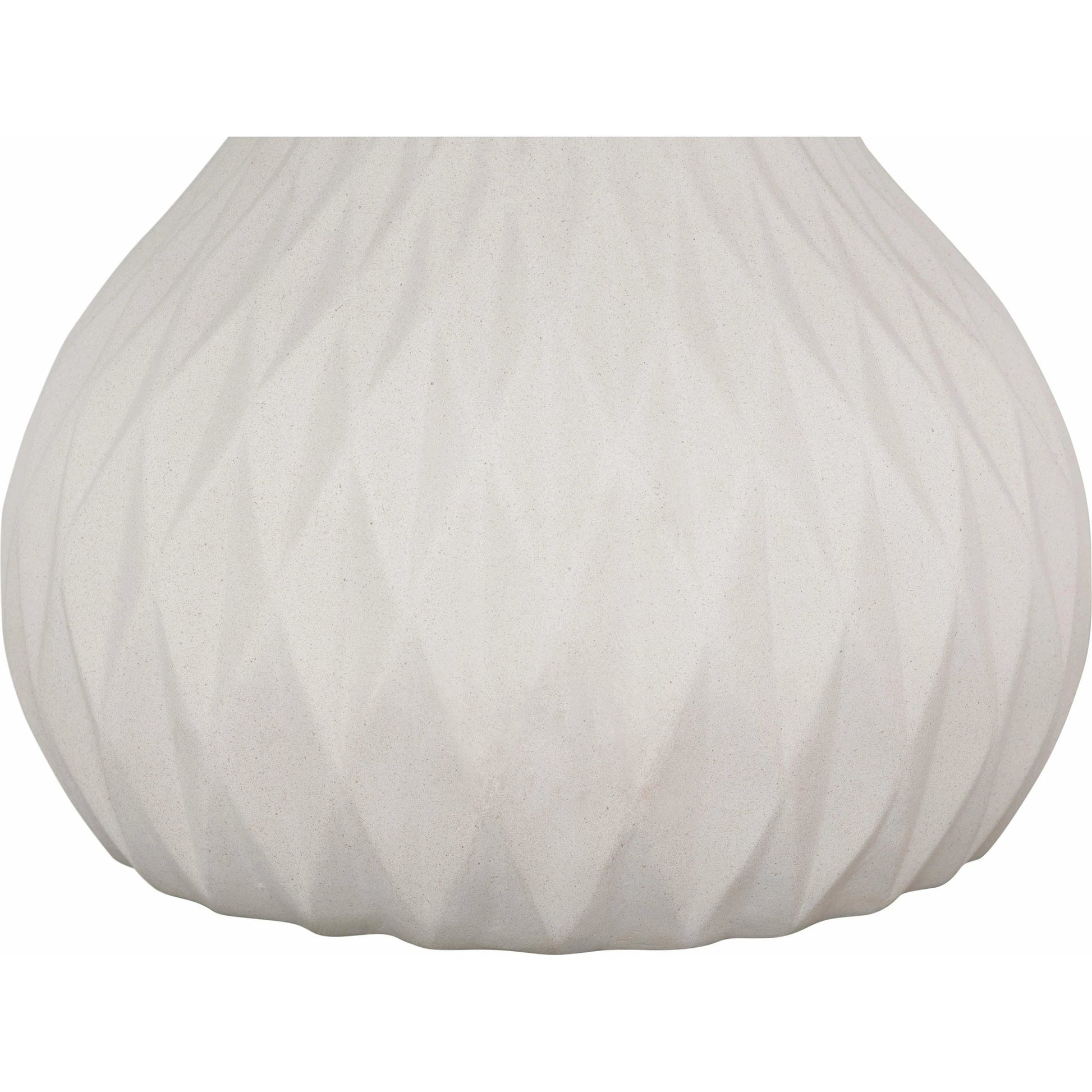 Tulum Concrete Coffee Table by TOV Furniture in ivory. Made from concrete in a coastal style.