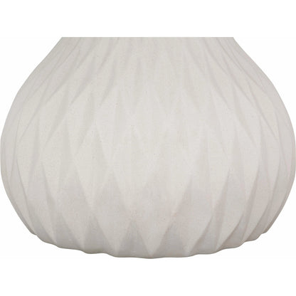 Tulum Concrete Coffee Table by TOV Furniture in ivory. Made from concrete in a coastal style.