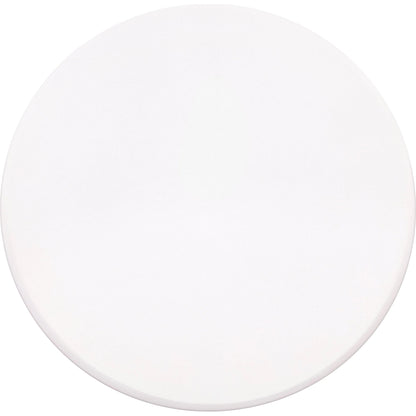 Tulum Concrete Coffee Table by TOV Furniture in ivory. Made from concrete in a coastal style.