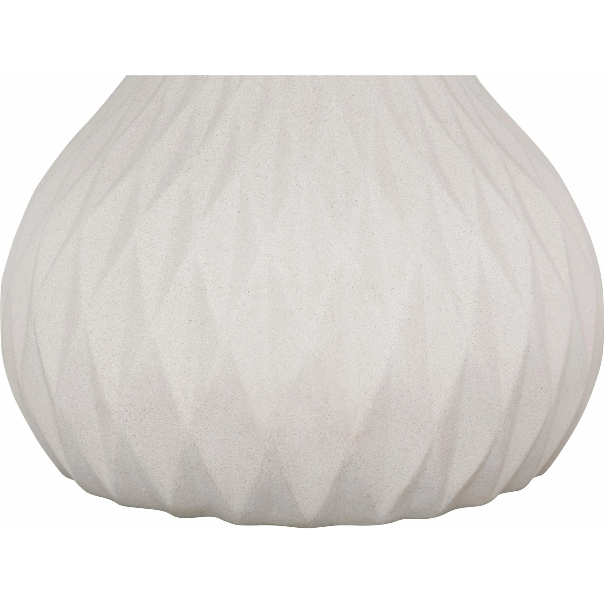 Tulum Concrete Coffee Table by TOV Furniture in ivory. Made from concrete in a coastal style.