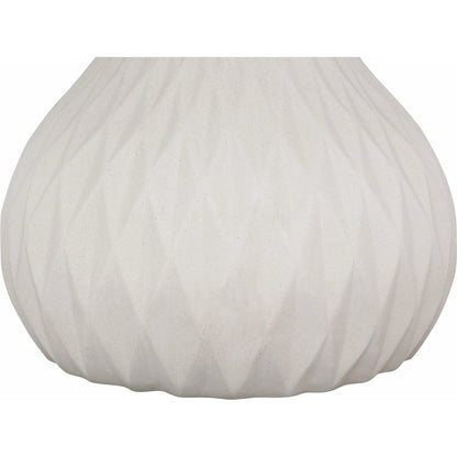 Tulum Concrete Coffee Table by TOV Furniture in ivory. Made from concrete in a coastal style.