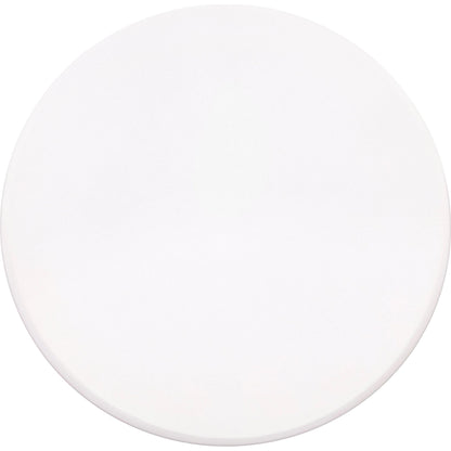 Tulum Concrete Coffee Table by TOV Furniture in ivory. Made from concrete in a coastal style.