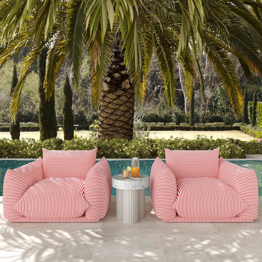 Clover Faux Terrazzo Indoor/Outdoor Round Side Table by TOV Furniture in terrazzo. Made from concrete, terrazzo in a unique style.