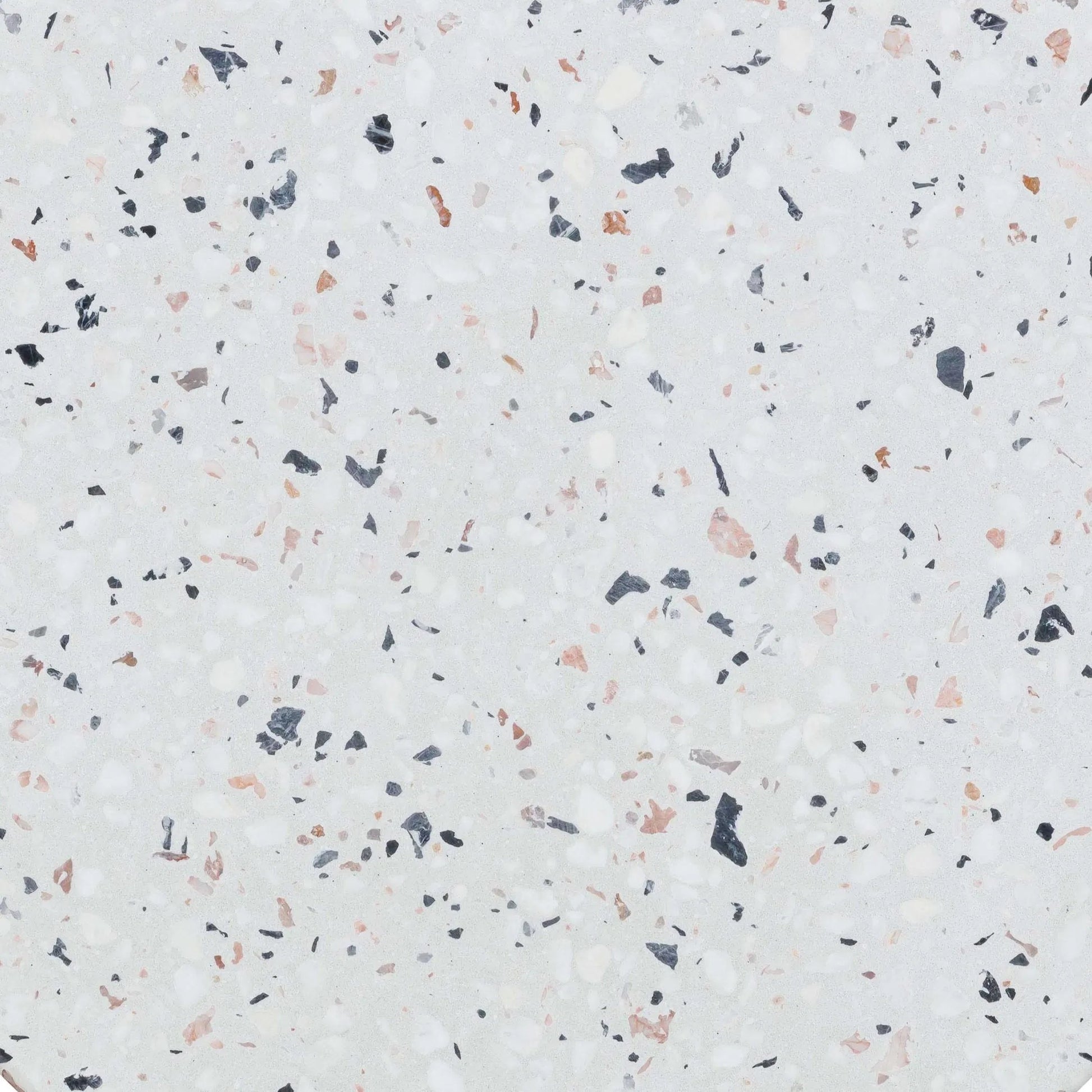 Clover Faux Terrazzo Indoor/Outdoor Round Side Table by TOV Furniture in terrazzo. Made from concrete, terrazzo in a eclectic & global style.