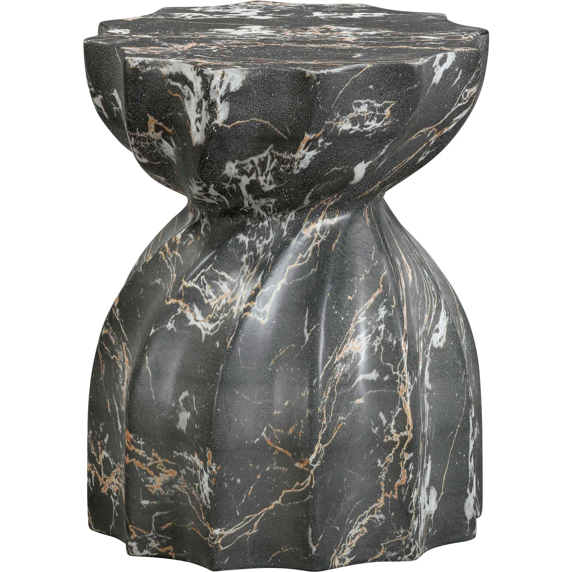 Turin Indoor / Outdoor Concrete Stool by TOV Furniture. Made from concrete in a modern style.