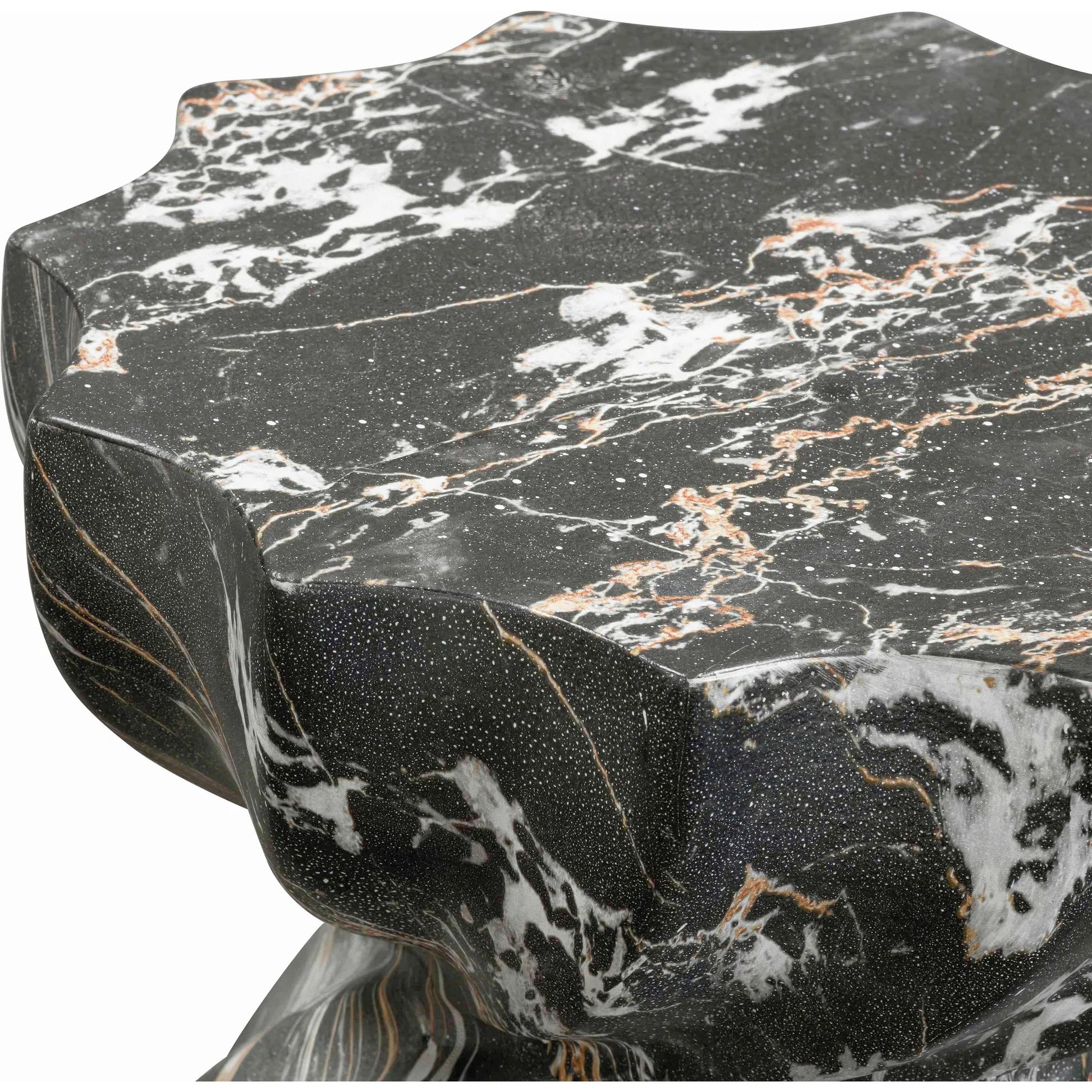 Turin Indoor / Outdoor Concrete Stool by TOV Furniture. Made from concrete in a modern style.