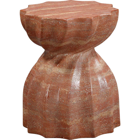 Turin Indoor / Outdoor Concrete Stool by TOV Furniture. Made from concrete in a unique style.