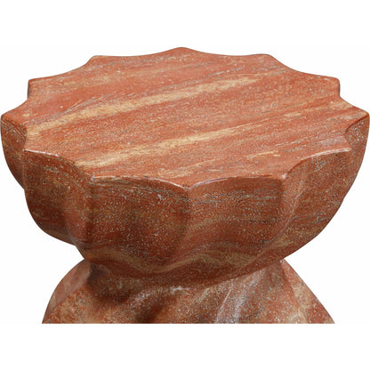 Turin Indoor / Outdoor Concrete Stool by TOV Furniture. Made from concrete in a modern style.