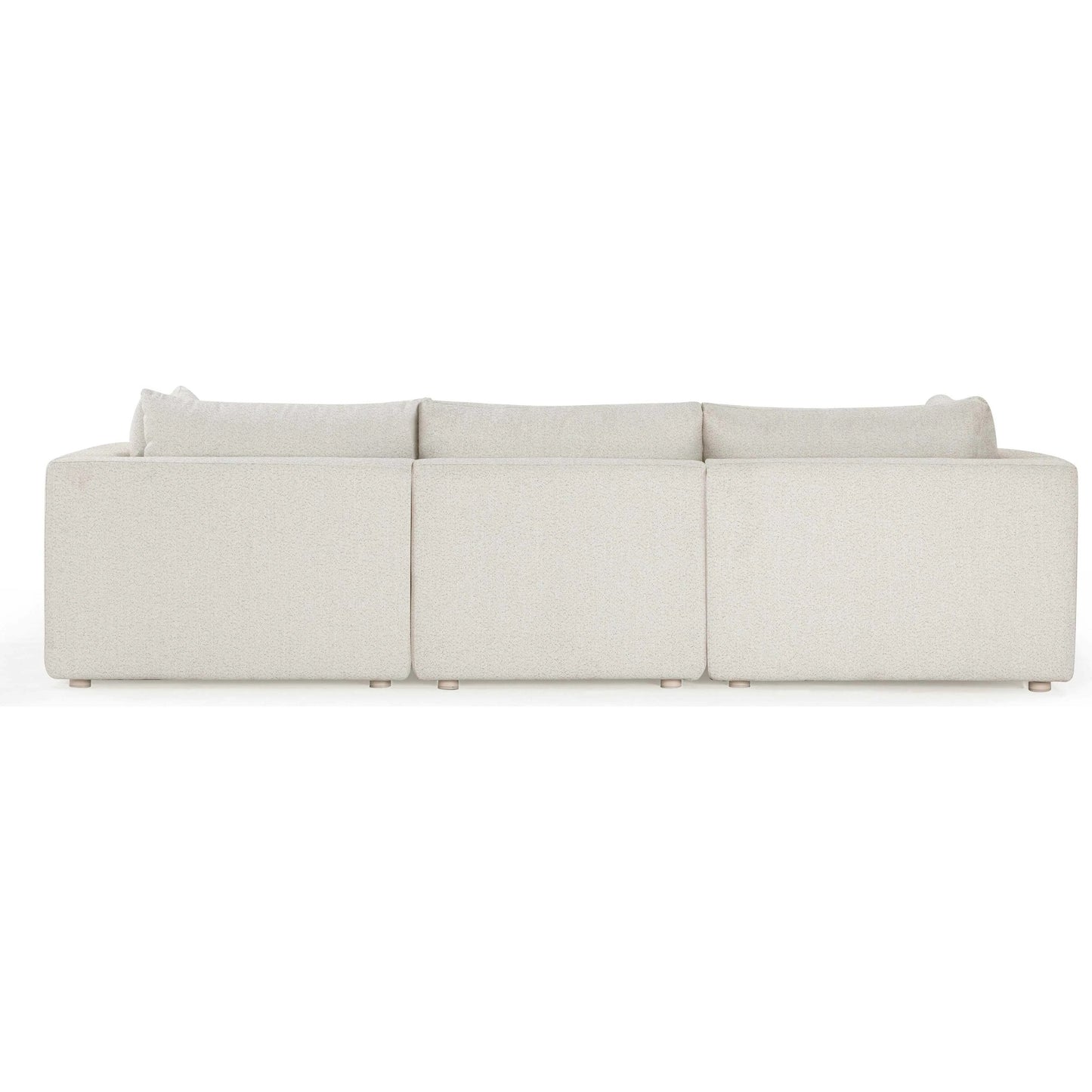 007 SI-2356302 | Additional Silo | Hangover Outdoor Modular Sectional by TOV Furniture in cream. Made from aluminum, fabric in a transitional style.