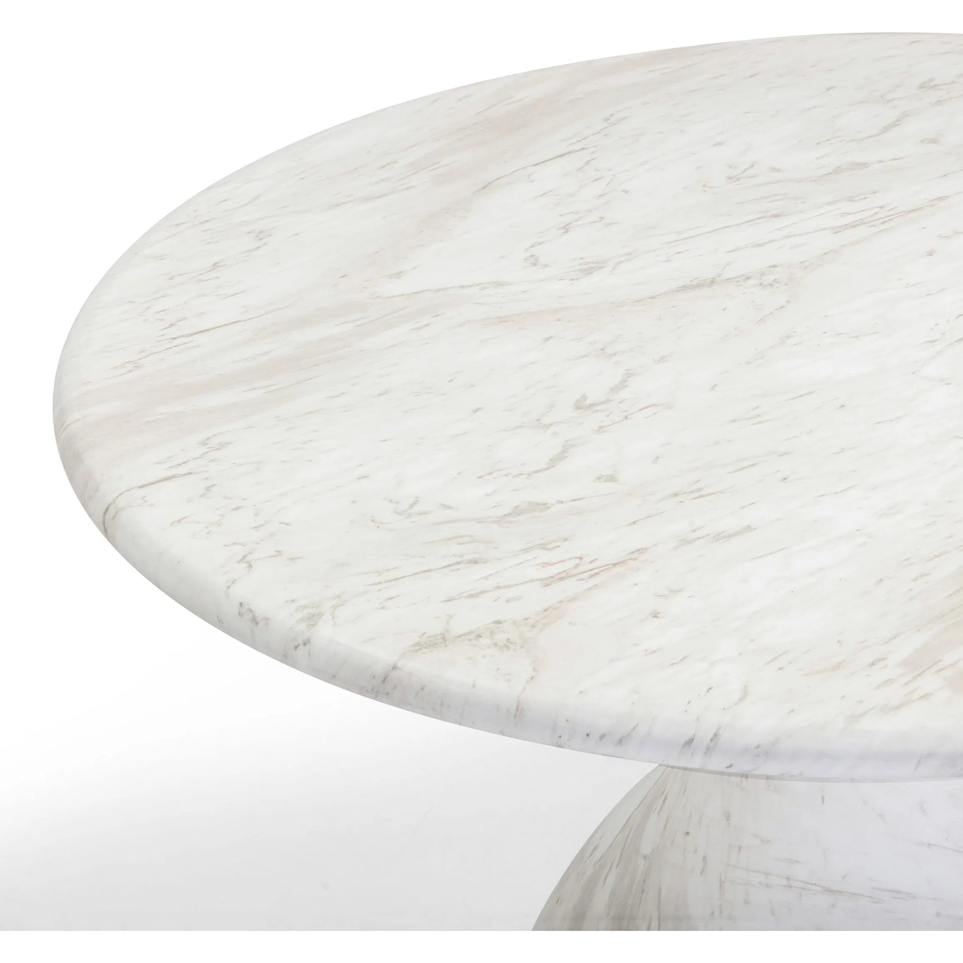 Smooch Indoor / Outdoor 47" Round Dining Table by TOV Furniture. Made from concrete in a transitional style.