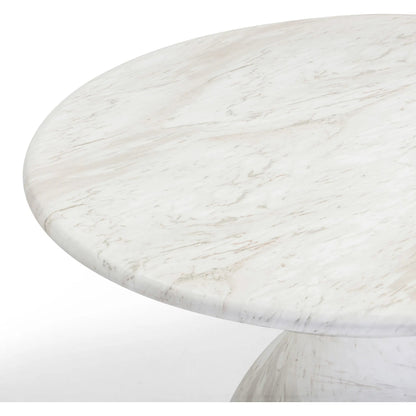 Smooch Indoor / Outdoor 47" Round Dining Table by TOV Furniture. Made from concrete in a transitional style.