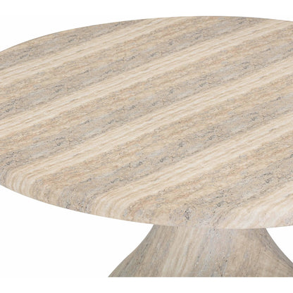 Smooch Indoor / Outdoor 47" Round Dining Table by TOV Furniture. Made from concrete in a transitional style.