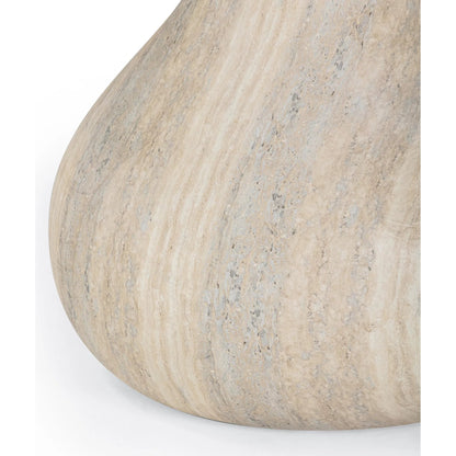 Smooch Indoor / Outdoor 47" Round Dining Table by TOV Furniture. Made from concrete in a transitional style.